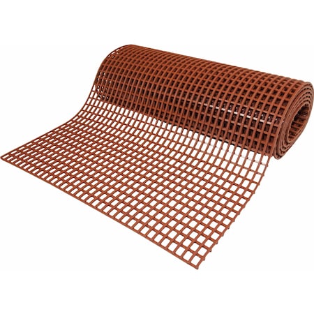 Safestep Antifatigue Mat, 33 ft L x 48 in W, Tile Red 356759